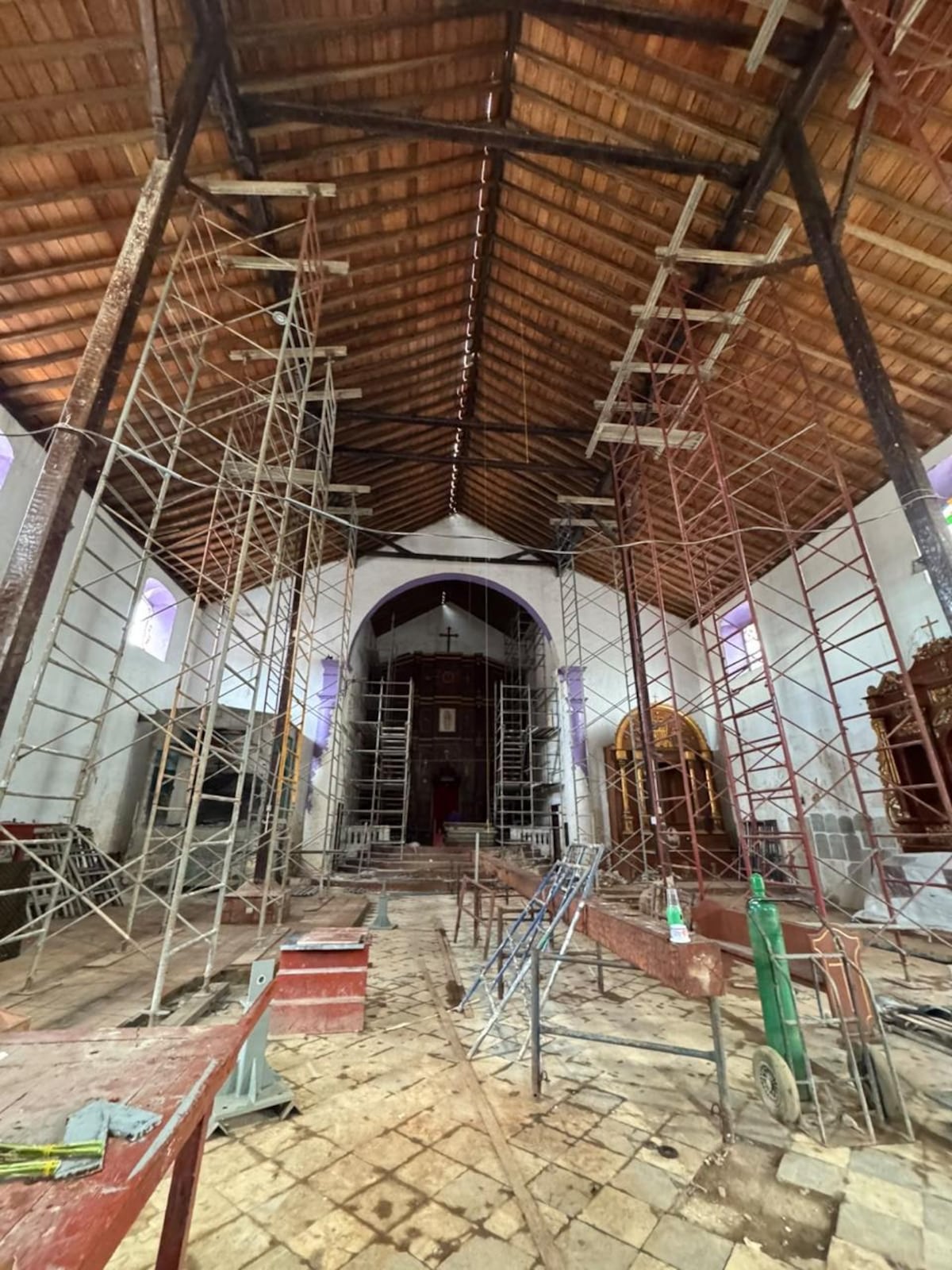 Cristo Negro de Portobelo: así avanza la restauración de la iglesia de San Felipe