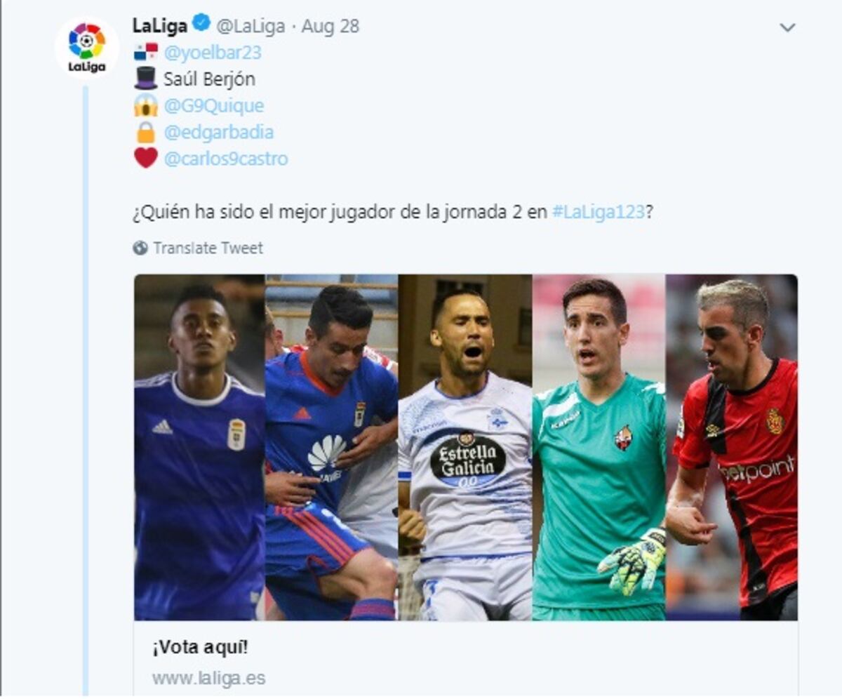 El panameño Yoel Bárcenas es elegido el jugador de la semana  