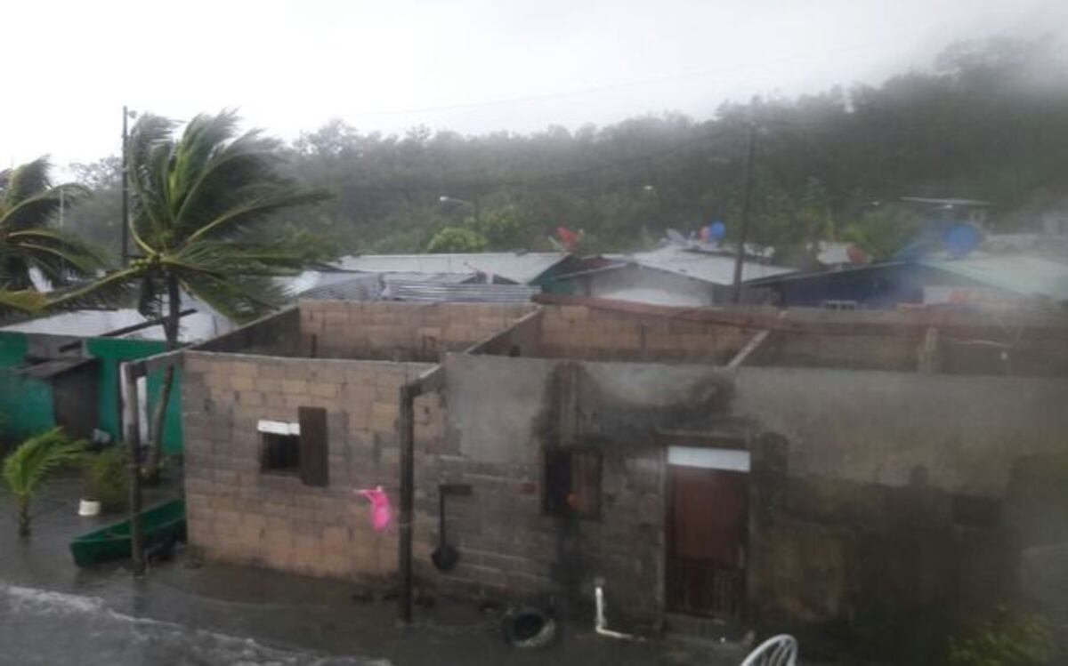 Sin energía eléctrica y con árboles caídos amanecen comunidades en Colón