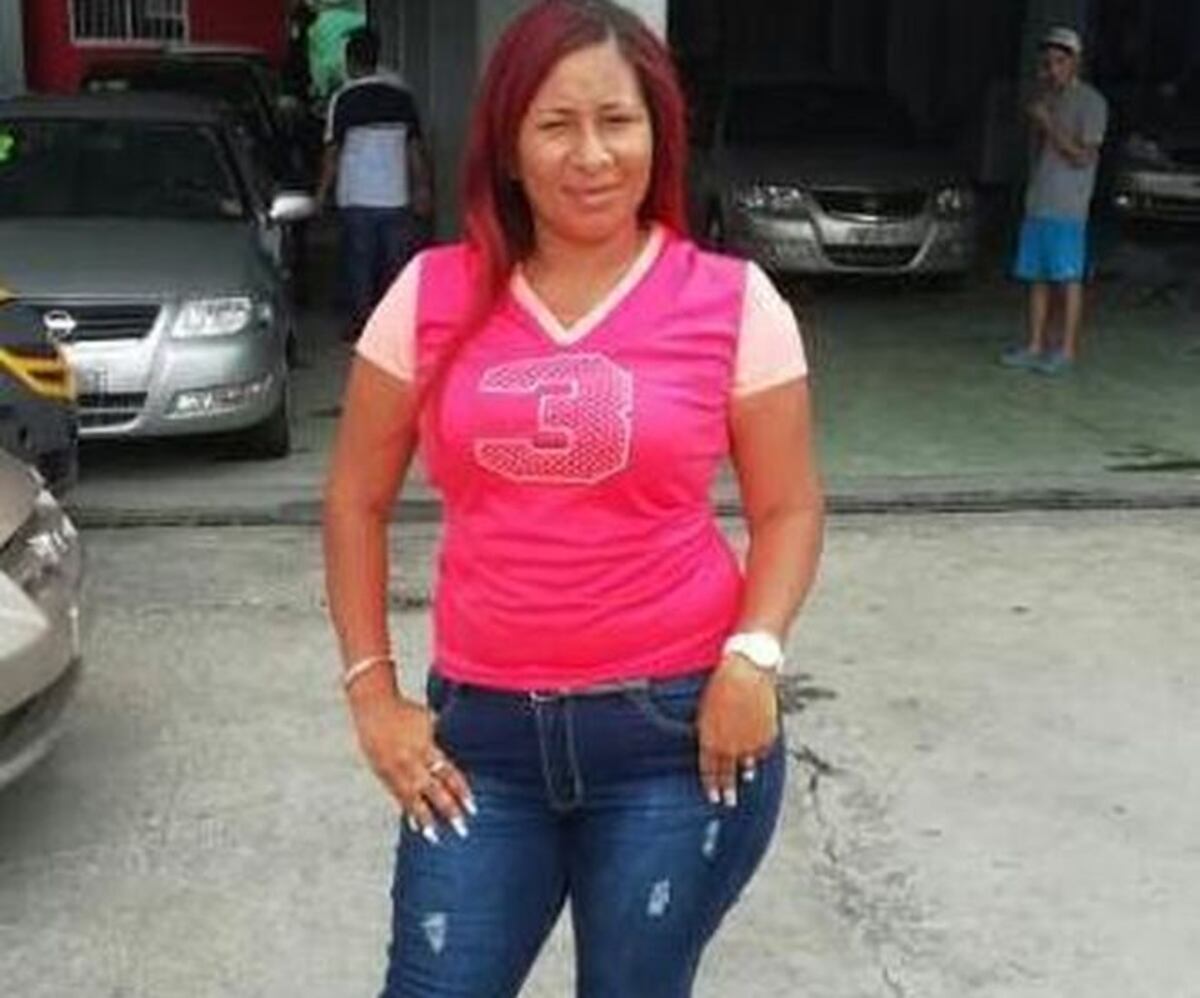 Fatal. Esta fue la embarazada que murió.Su hija de 2 años quedó herida en choque