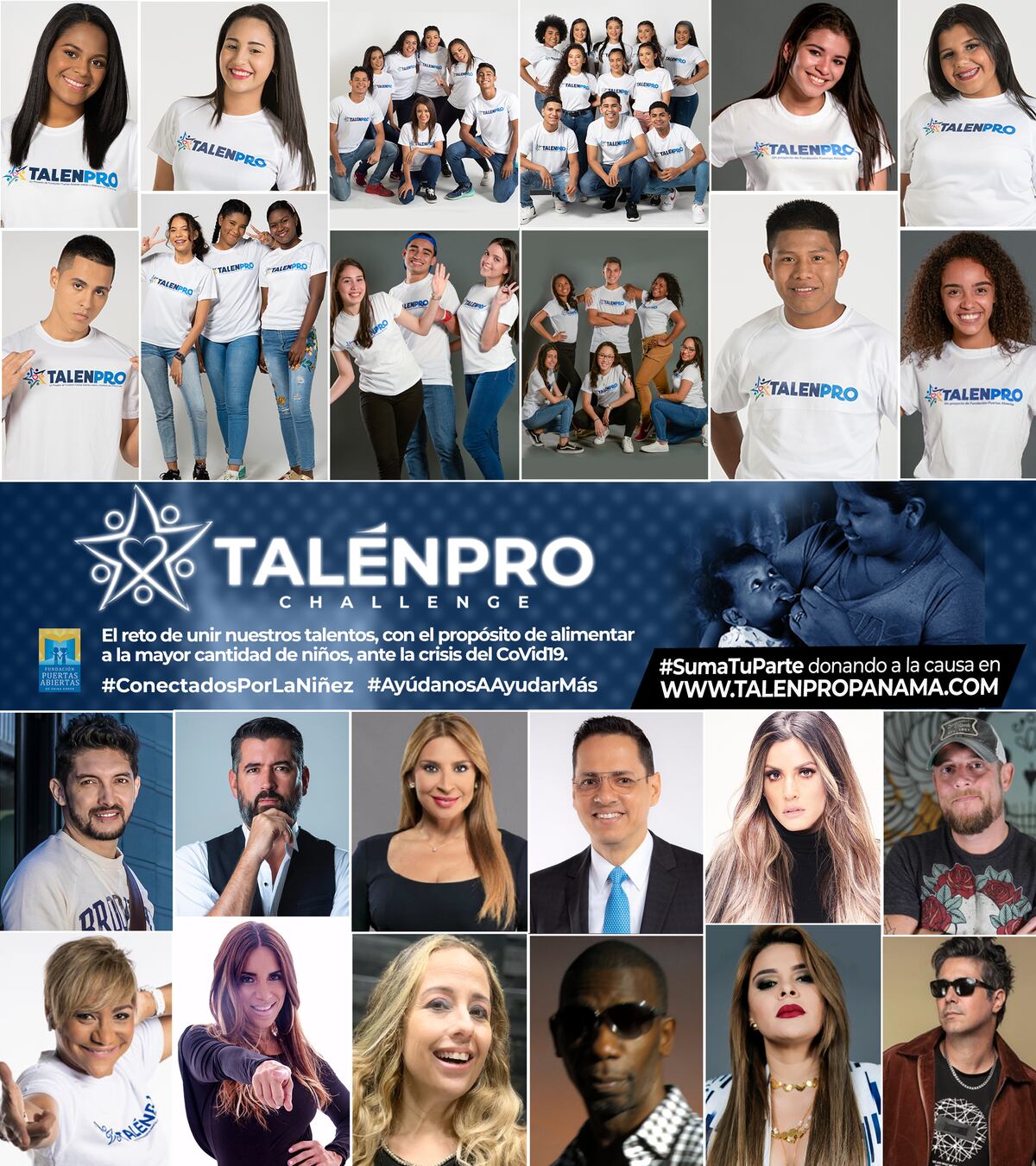 La niñez necesitada del país fue la gran ganadora del TalenPro Challenge 2020