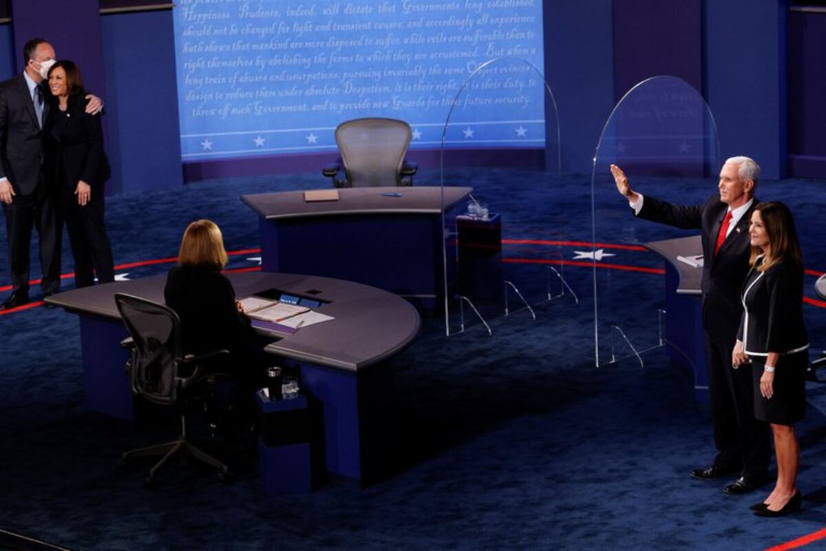 Así fue el primer y único debate por la vicepresidencia de Estados Unidos 2020