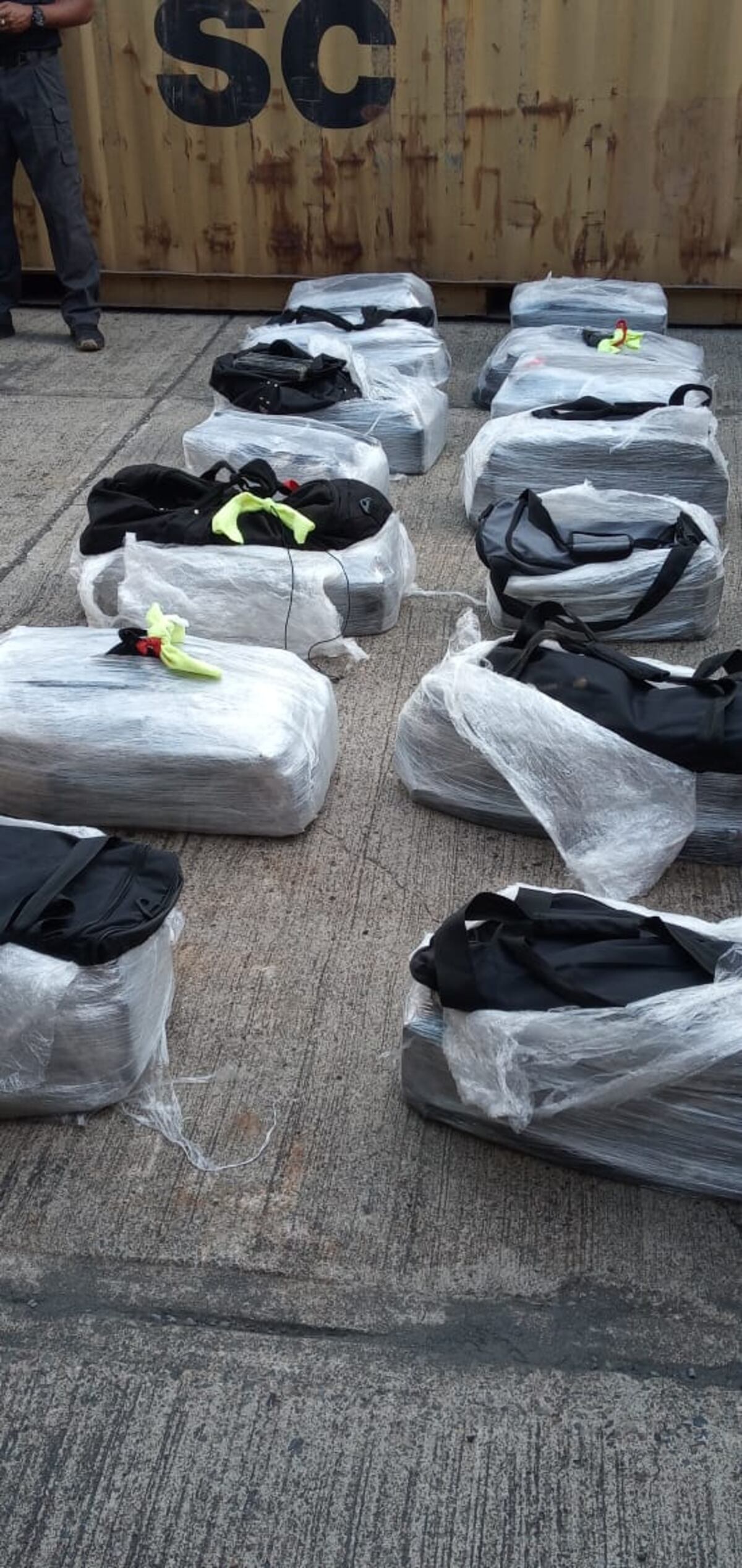 Decomisan 400 paquetes de droga en puerto de Colón