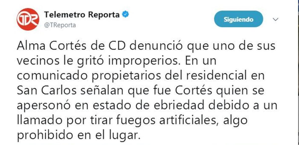 ¡AY, MADRE! Alma Cortés reacciona. Vecinos dicen que estaba hasta la guacha