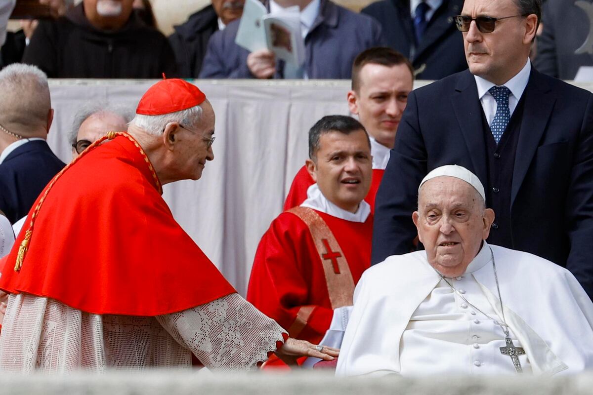 El papa Francisco reaparece en público durante el Domingo de Resurrección 