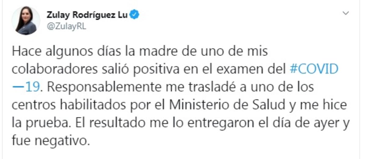 Coronavirus. Ministra de Salud le llama la atención a la diputada Zulay Rodríguez. Ella responde. Video