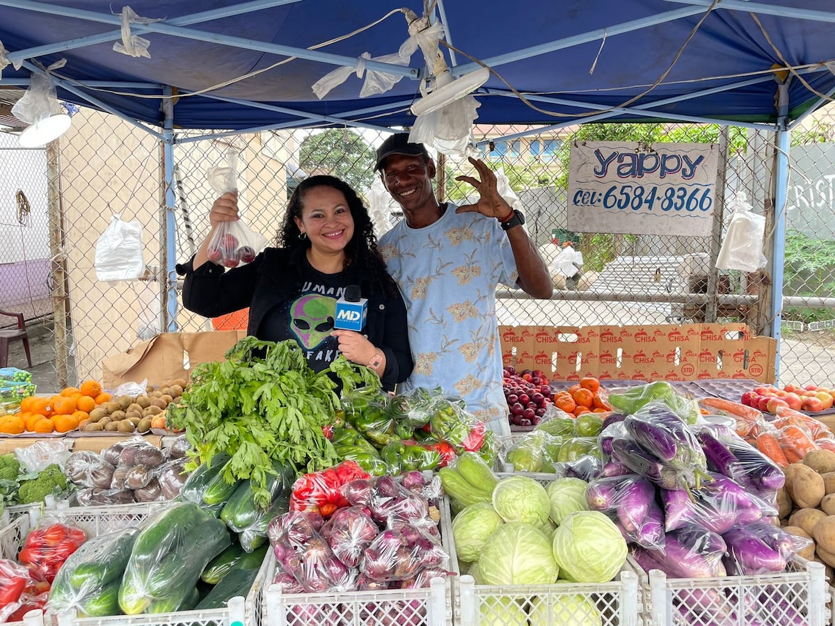 Todo a 1 dólar. El panameño compra sus vegetales en la Plaza 5 de mayo para ahorrar en tiempos de crisis