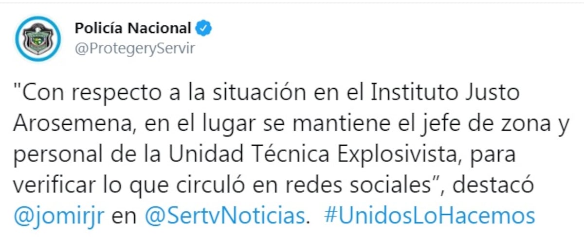 Ministerio Público investiga supuesta amenaza de bomba contra el IJA en redes sociales