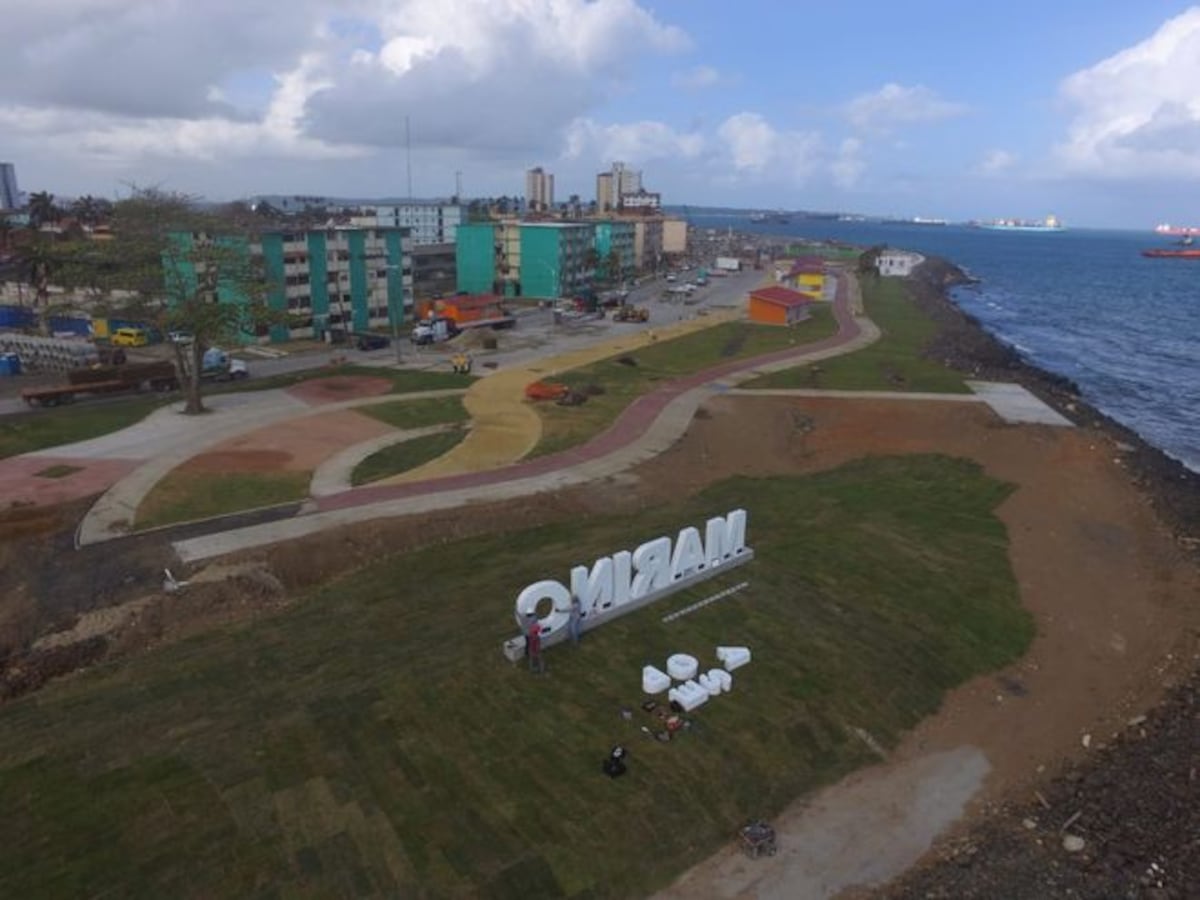 Así se va viendo ahora Colón con el Paseo Marino II. Chequee