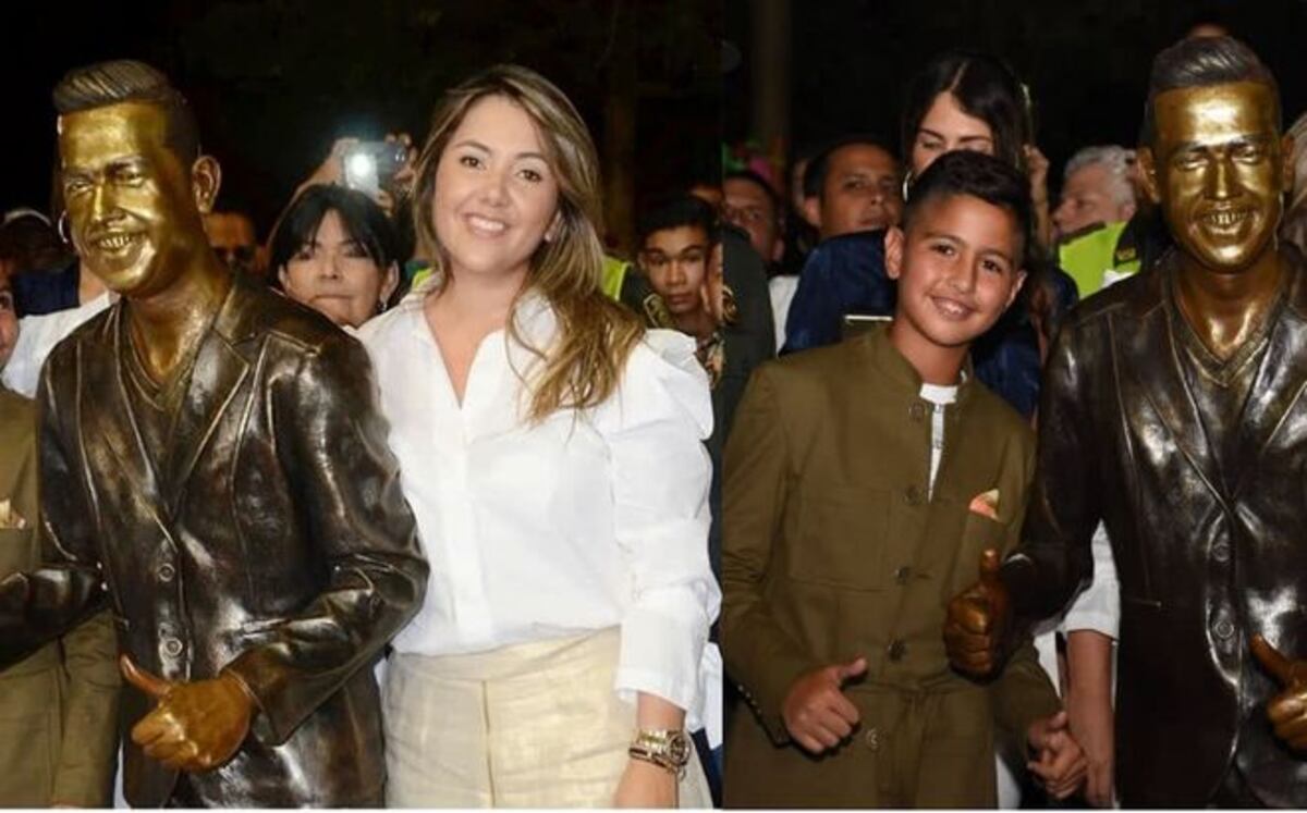 Esposa de Martín Elías aplaudió a la mujer que habría irrespetado la estatua