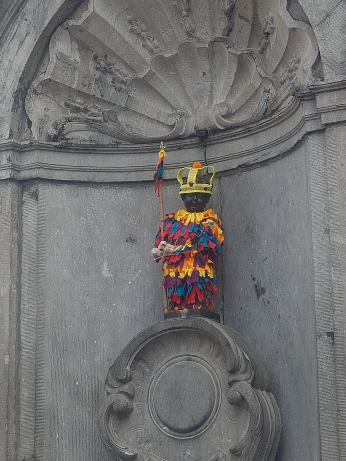 Un monumento ícono de Bruselas se viste de Congo para honrar a la Ciudad de Panamá
