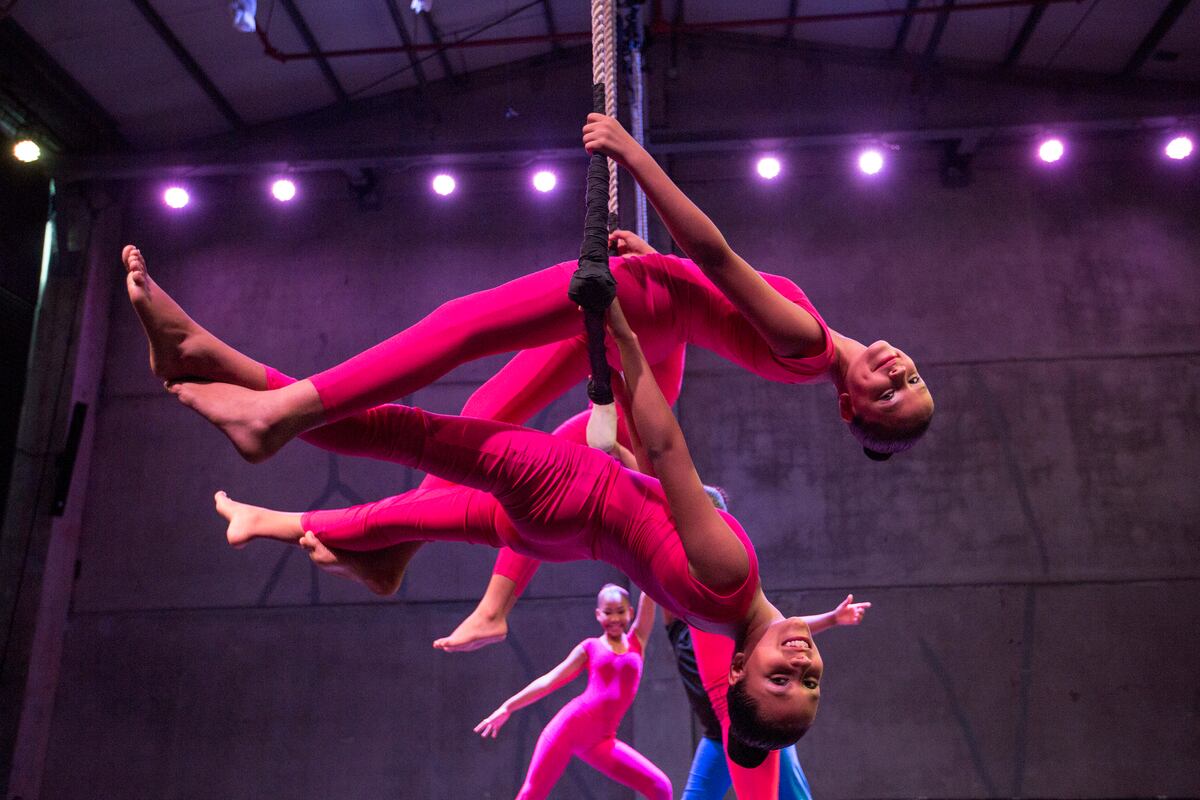 Del contacto a lo virtual. Así se las ingenian profesionales de la danza aérea para salir adelante en la pandemia +Fotos 