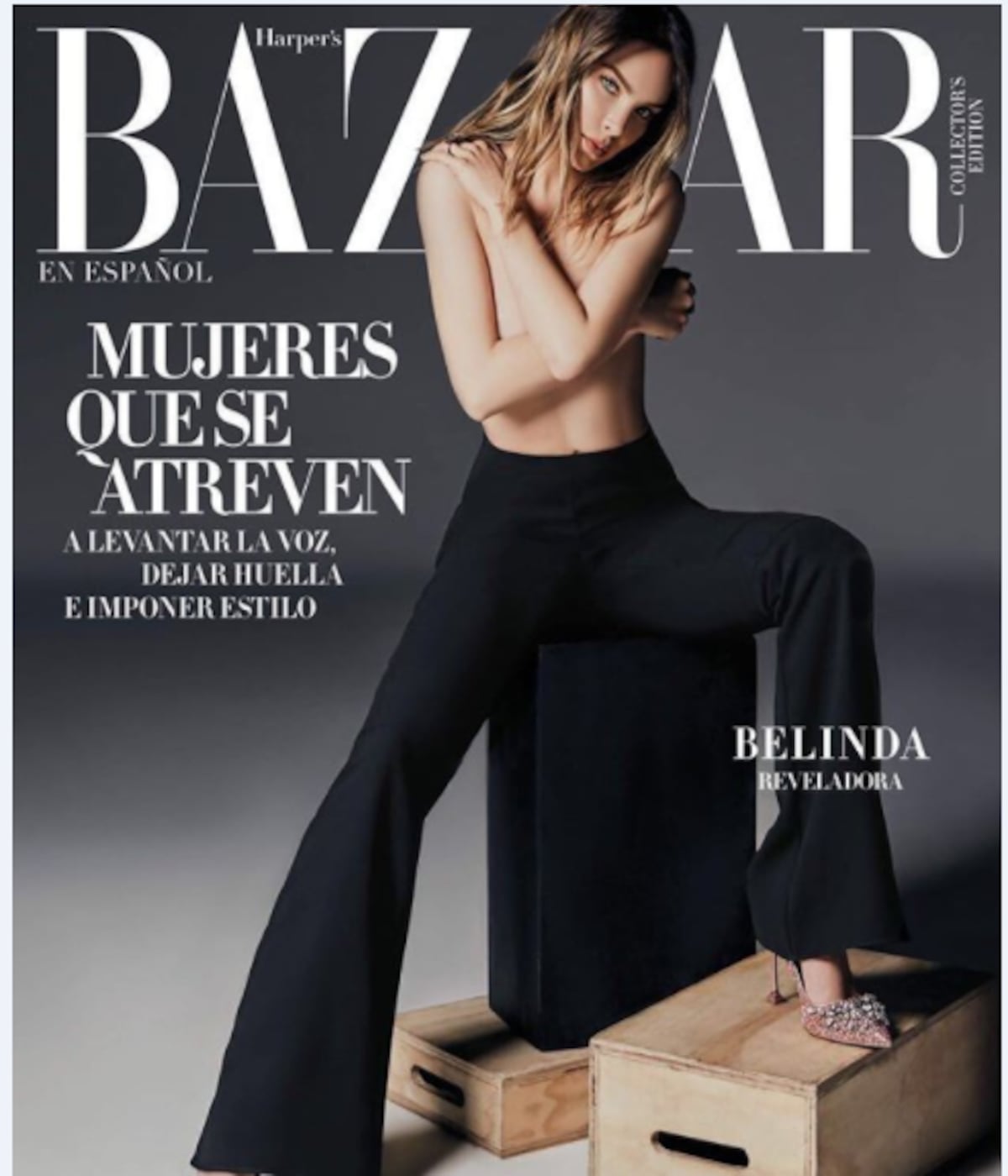 ¡SE DESNUDA! La hermosa Belinda, para luchar contra el acoso sexual 