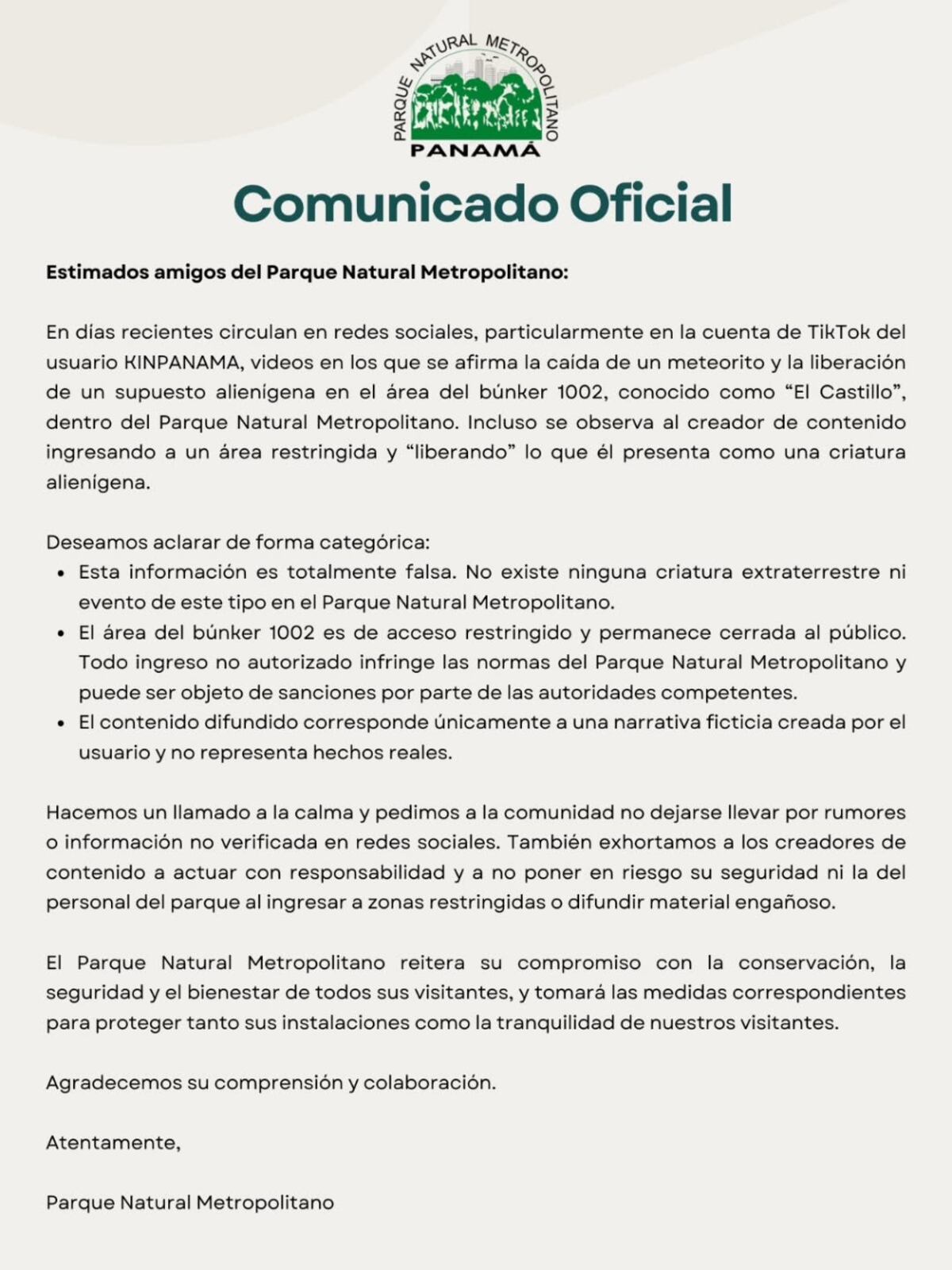 ‘Venom panameño’ queda en pura película: Parque Metropolitano tumba rumores sobre la criatura