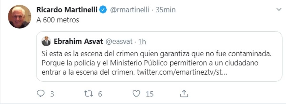 Cuestionan presencia de Ricardo Martinelli en escena del crimen en Las Acacias. Expresidente aclara. Video