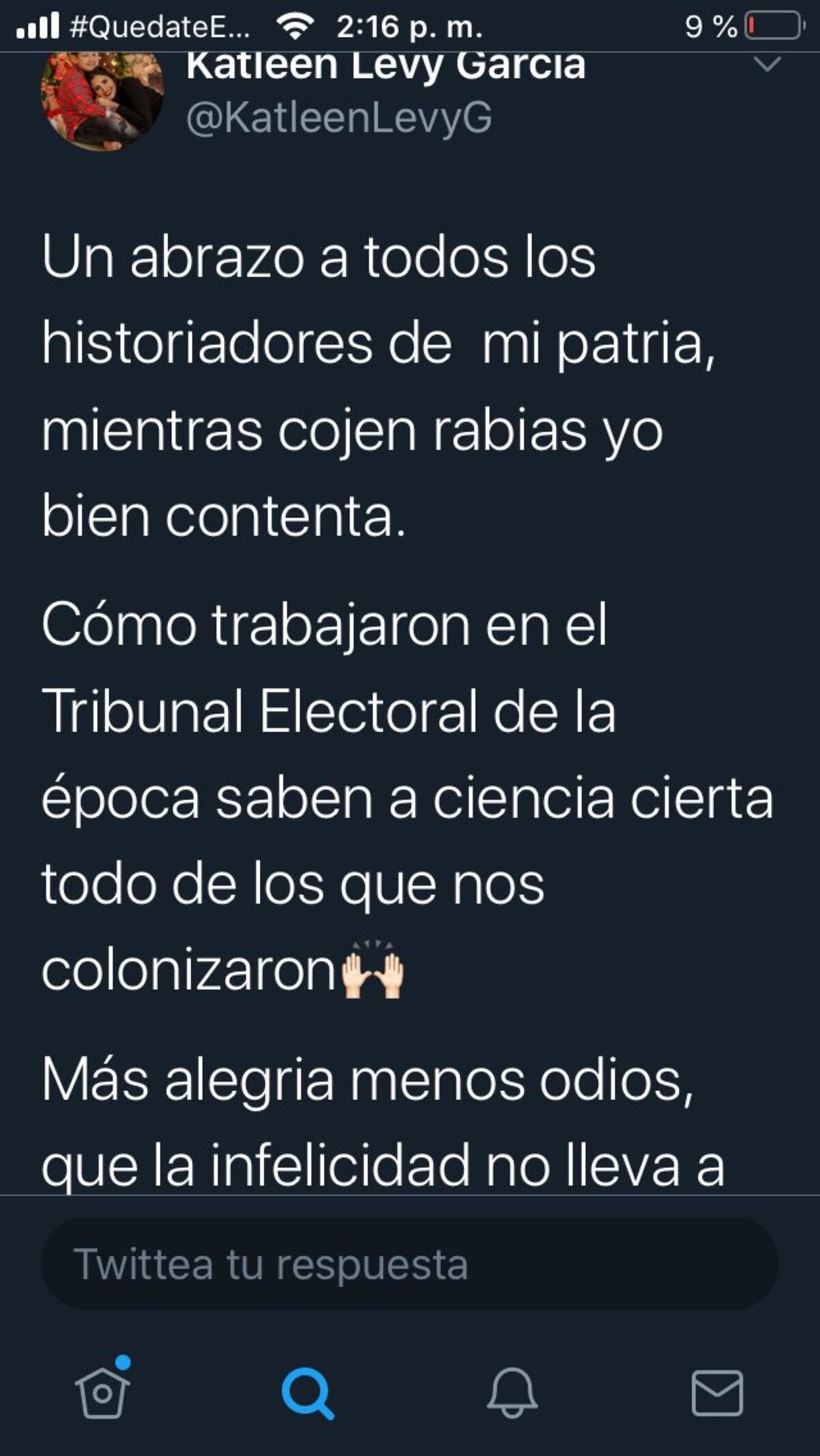 Katleen Levy levanta pasiones. La comparan con Confucia. Ella no se deja. Dice que no entienden su sarcasmo
