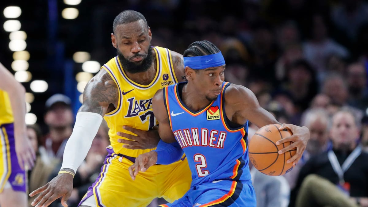 Los Lakers chocan con Thunder y arranca una serie que promete candela