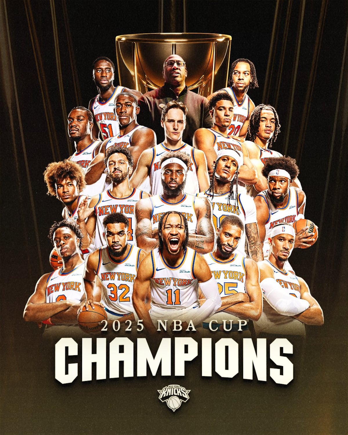 Knicks celebran la Copa NBA, pero apuntan al anillo grande
