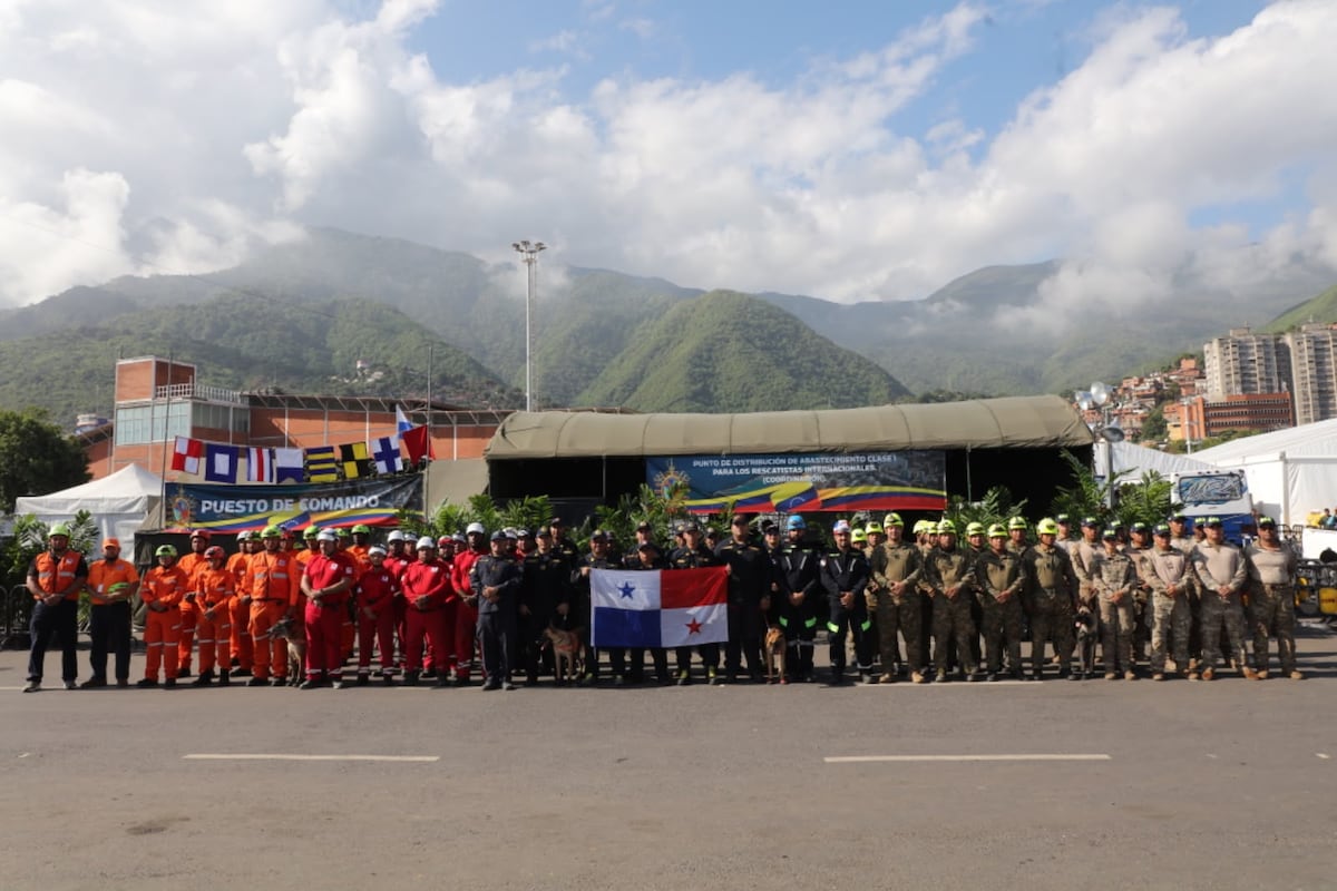 Entre escombros y dolor: equipo panameño cierra operación en Venezuela con víctima fatal