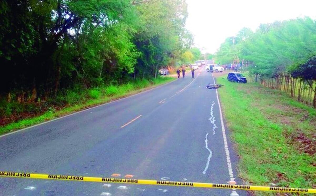 LAMENTABLE. Primera víctima fatal por accidente en Los Santos.Su hijo está grave