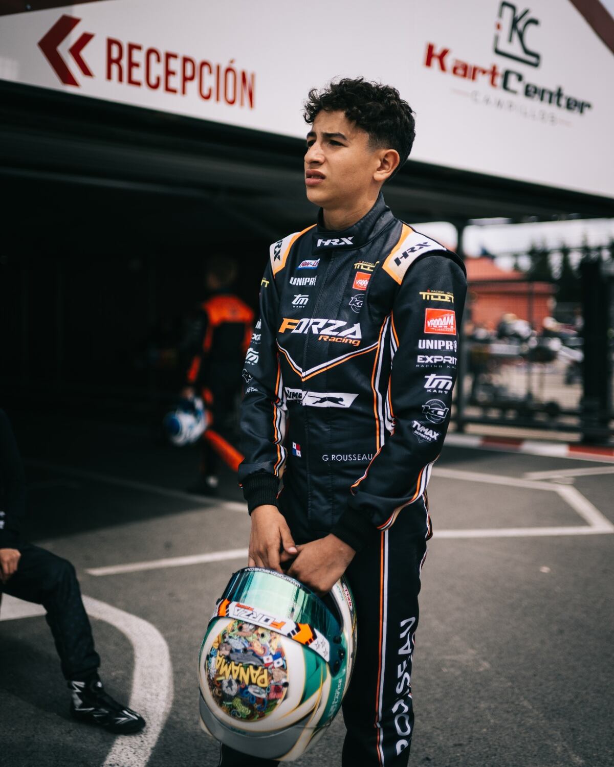 ¡Orgullo panameño en Europa! Gianmatteo Rousseau deslumbra en el Karting Europeo