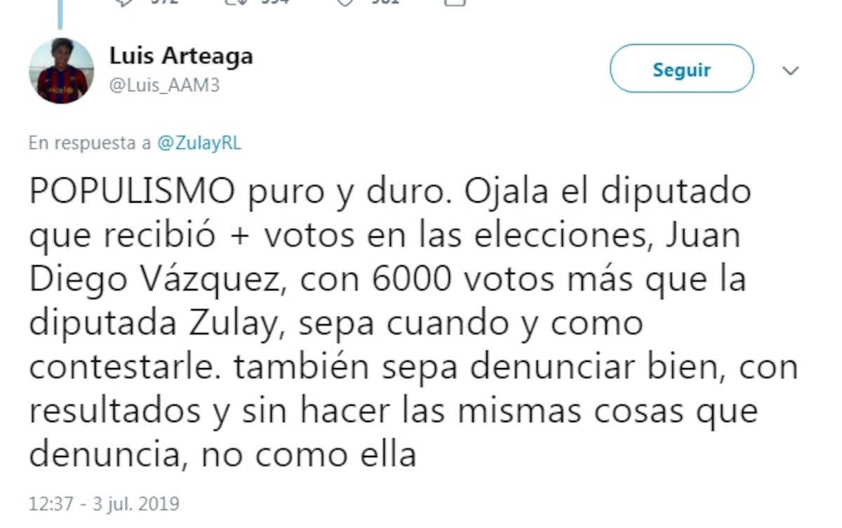 Se formó. Disputa entre diputados Zulay Rodríguez y Juan Diego Vásquez. Se enfrentan