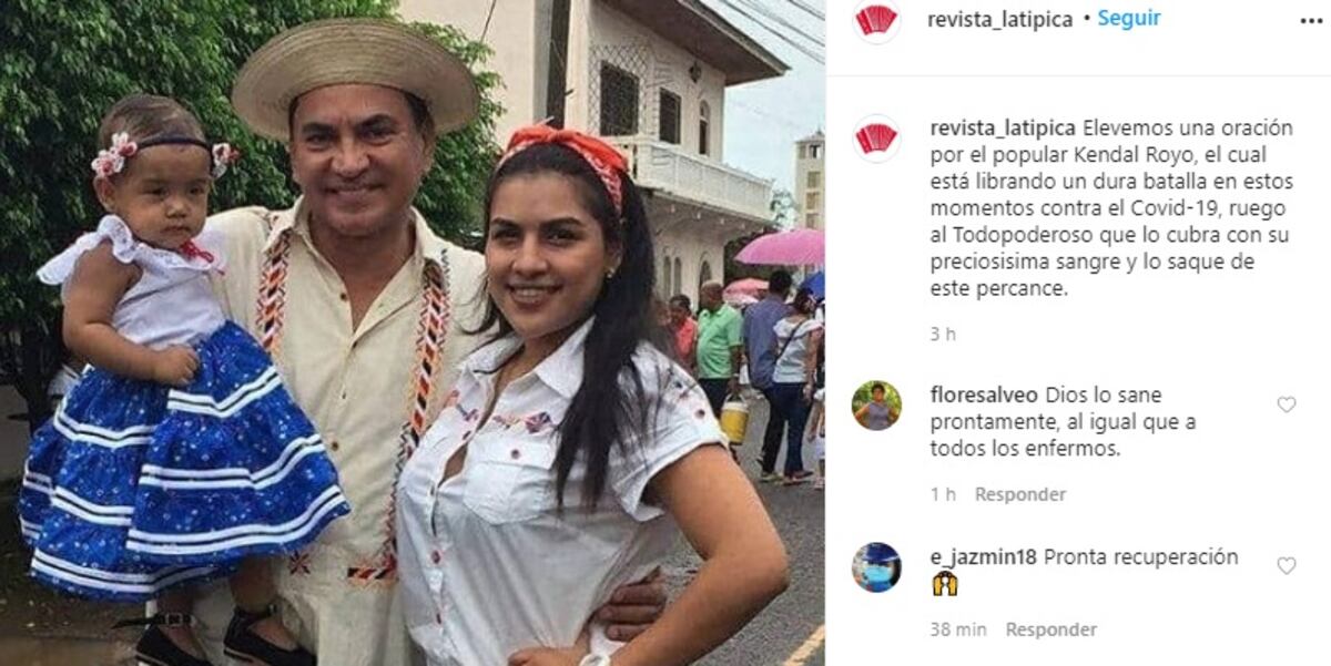 Presentador de TV, Kendal Royo, en estado delicado por covid-19. Jesús, alabao, lo ponen en cadena de oración