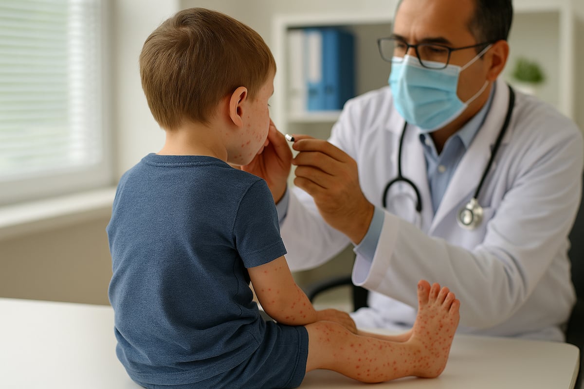 ¡Cuidado! Virus de manos, pies y boca se propaga más rápido 