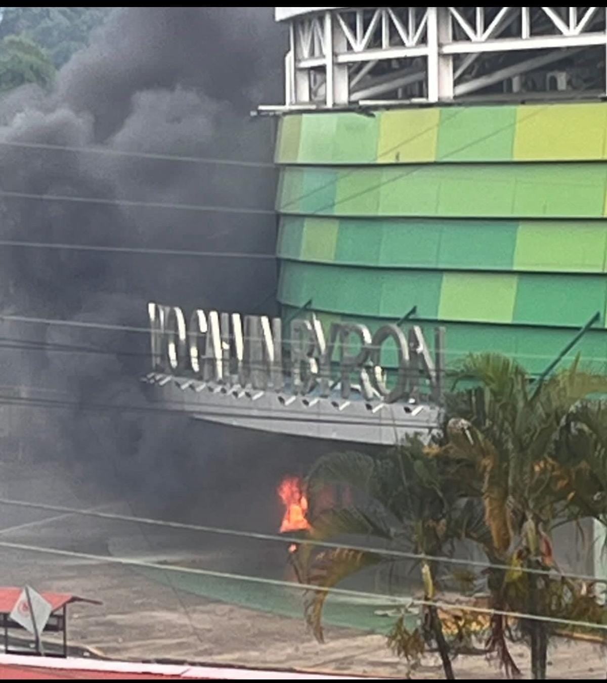 Estadio Calvin Byron  sufre daños 