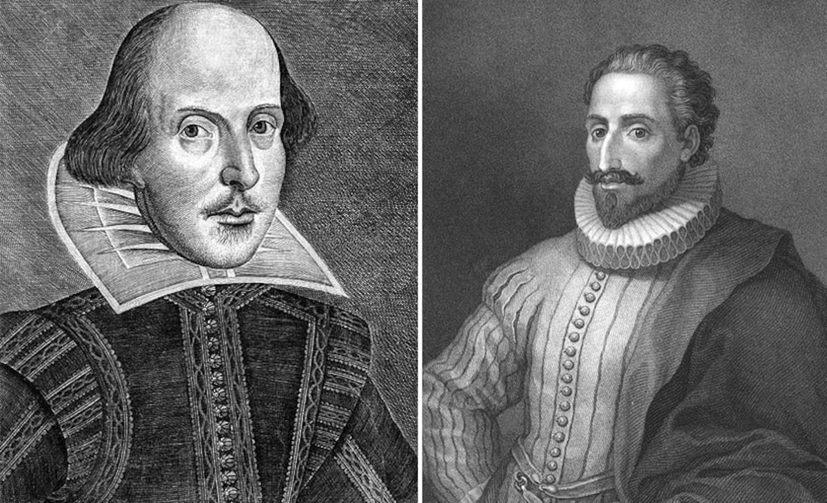 ¿Miguel de Cervantes y William Shakespeare murieron el mismo día?