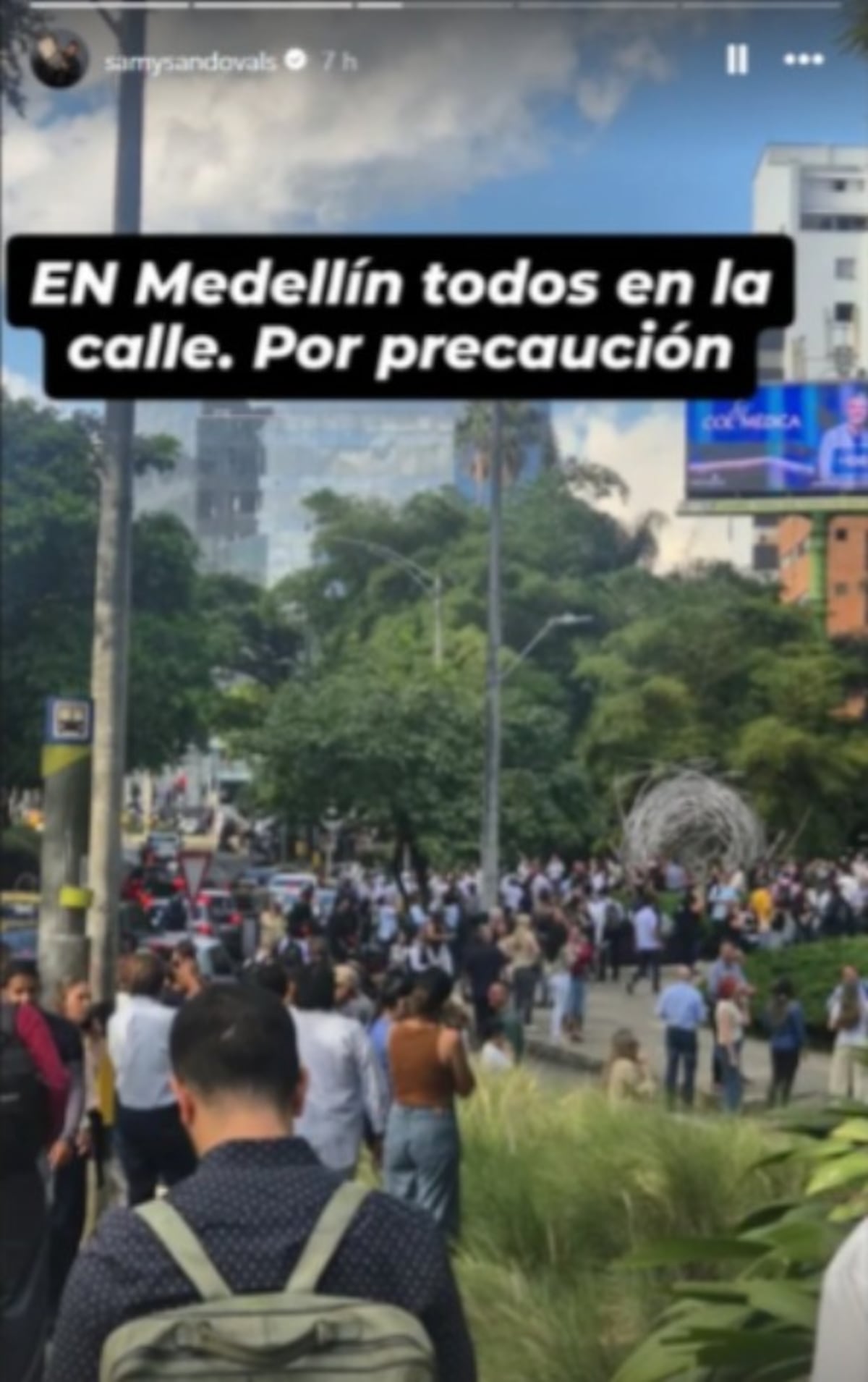 ¡Qué susto! Sandra Sandoval bajó 14 pisos con su hijo tras terremoto; este es el testimonio de los hermanos
