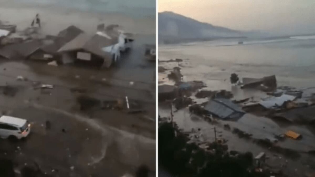 Tsunami y terremoto dejan varios muertos en Indonesia