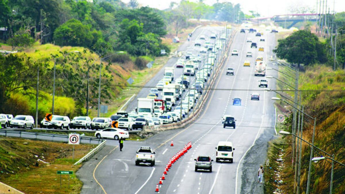 Atentos. Realizarán cierre parcial de la entrada de Panamá Pacífico este jueves