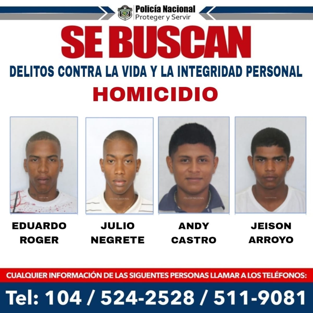 Chequea la lista. Faltan atrapar a 13 de la lista de los 20 más buscados