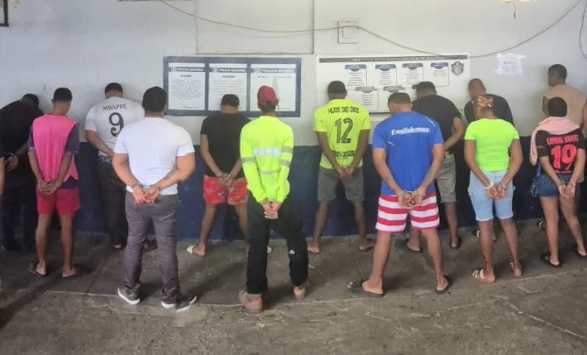 Desmantelan banda vinculada a Real Gangster For Life: los ‘Niños de Libia’ sembraban el terror en Colón; entre los detenidos hay menores