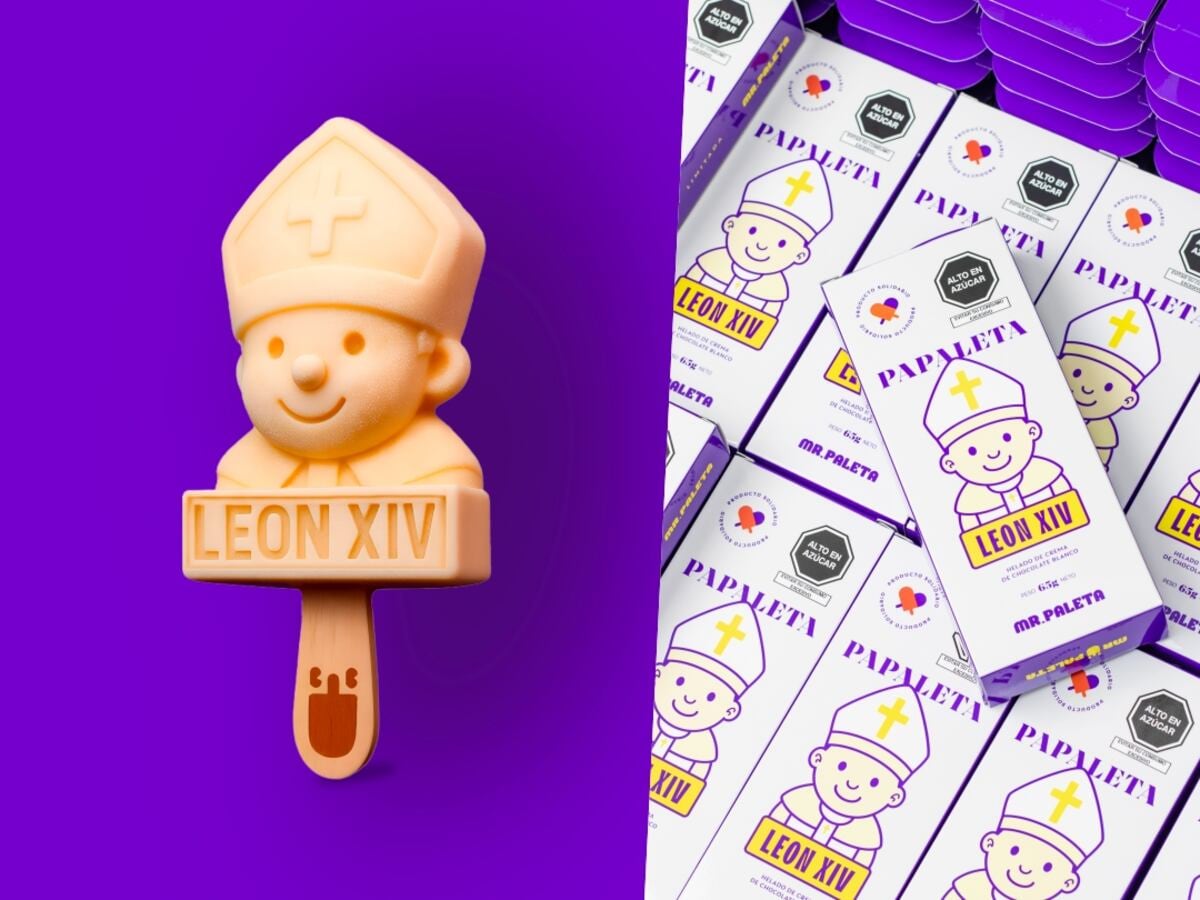 La ‘Papaleta’, el helado que honra al papa León XIV y apoya la educación infantil