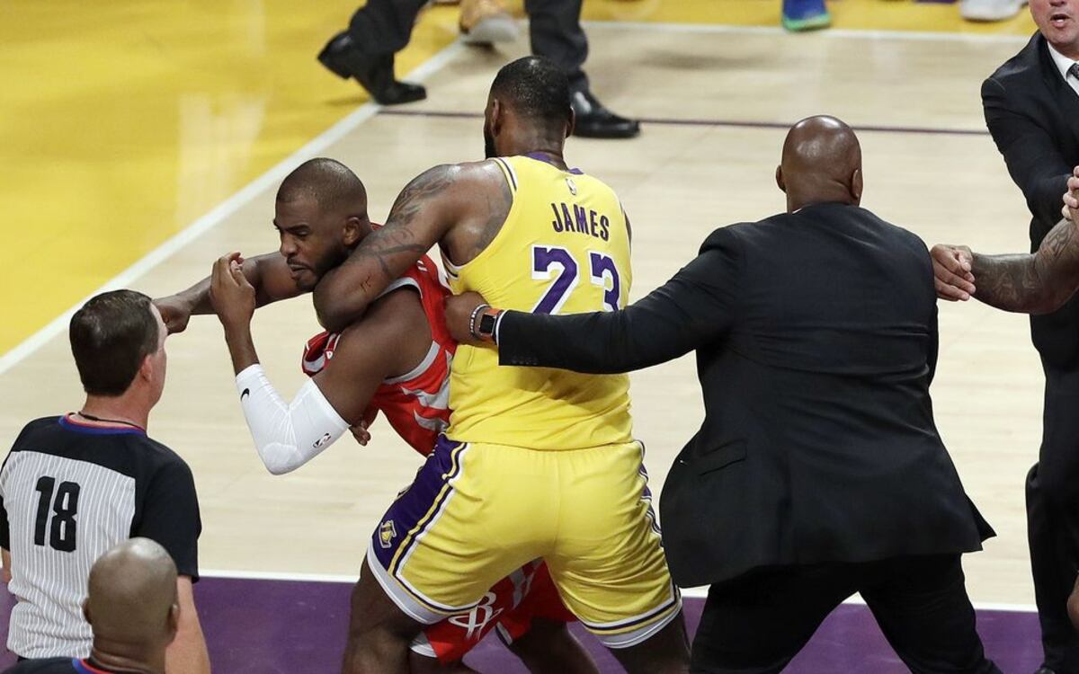 Caen las sanciones por altercado de Chris Paul ante los Lakers