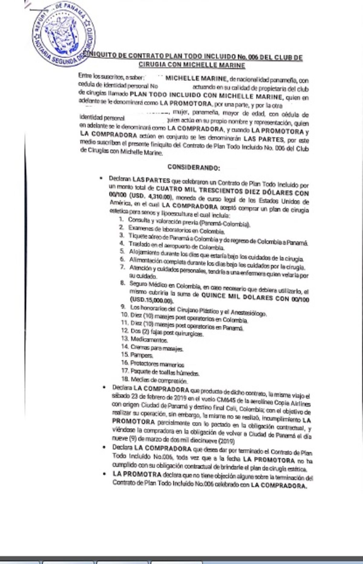 Versión del ‘Todo Incluido’. En exclusiva Michelle Marine habla por primera vez