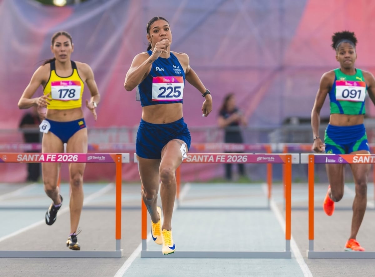 Imparable Gianna Woodruff vuela en los 400m vallas y conquista la gloria suramericana