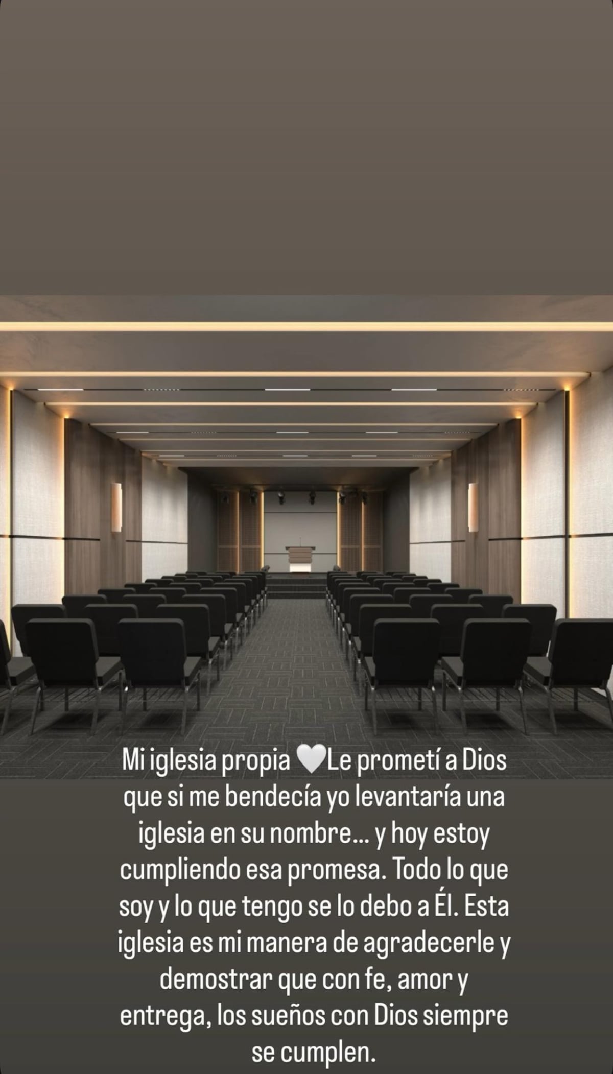 Yailin la Más Viral sorprende y levanta su iglesia prometida a Dios