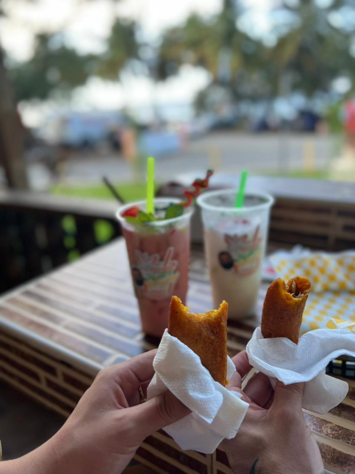 Visitó a su amorcito. Karina conoce a su suegra y familia de Asaf en Puerto Rico +Fotos 