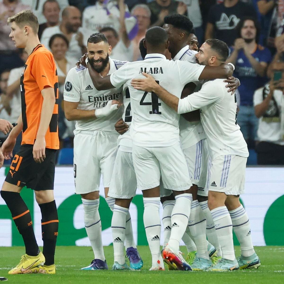 El Real Madrid perdona, pero gana al Shakhtar