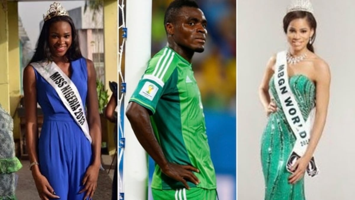 Futbolista se divorció de Miss Nigeria 2013 para casarse con la ganadora de 2014