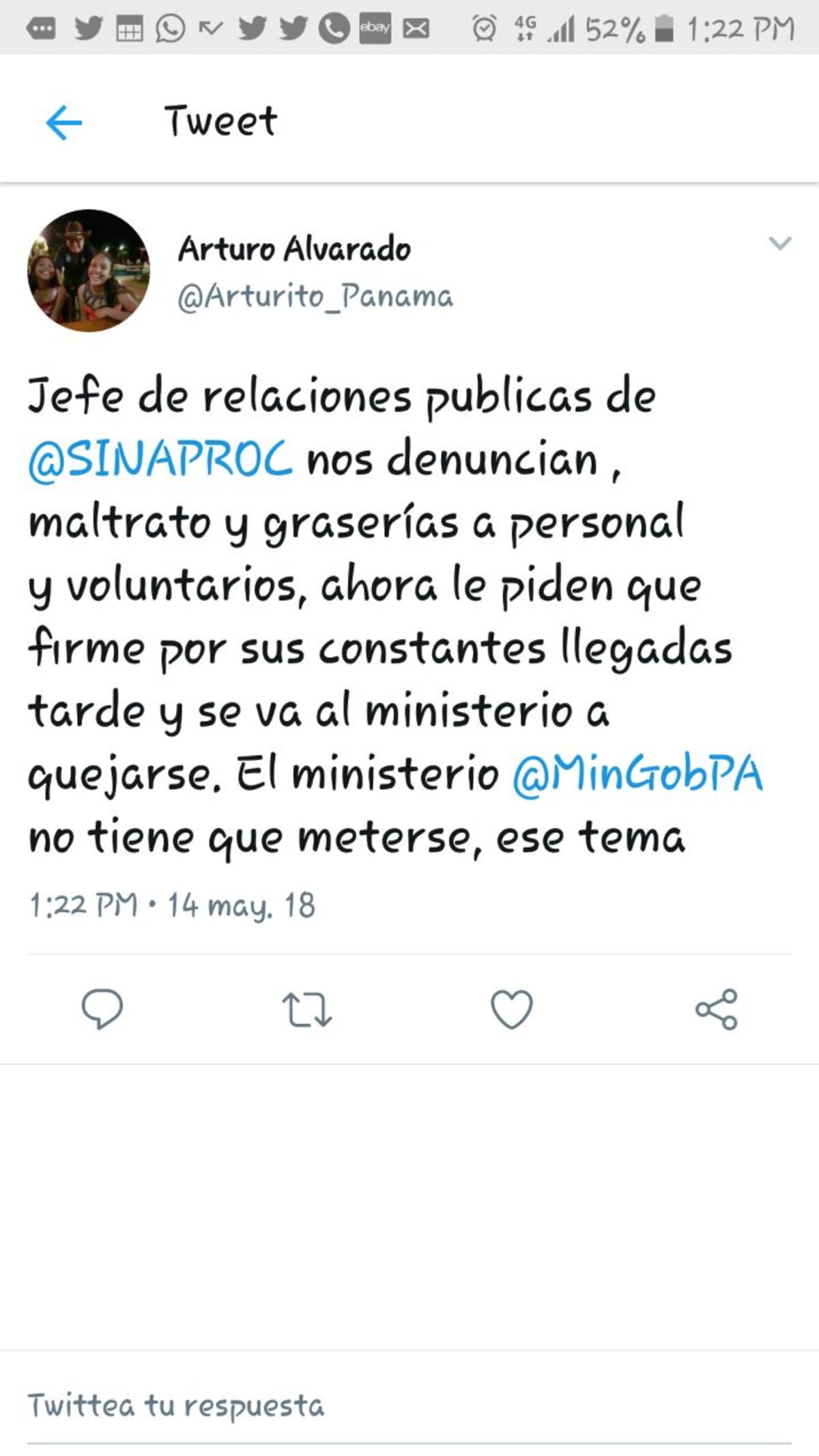 ¡SE FORMÓ! Exreportera de TV tilda de cobarde a exdirector de Sinaproc