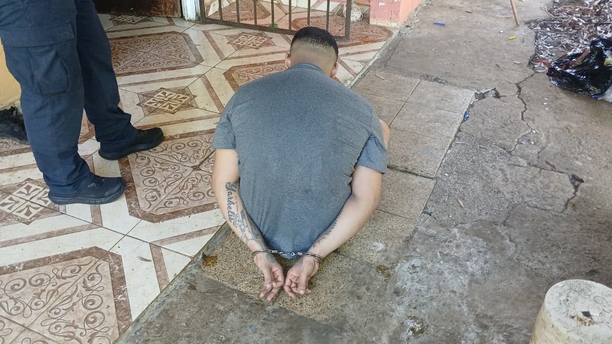 Tiene 19 años y ella 37: joven costarricense es detenido por presunta violencia doméstica en Chiriquí + VÍDEO