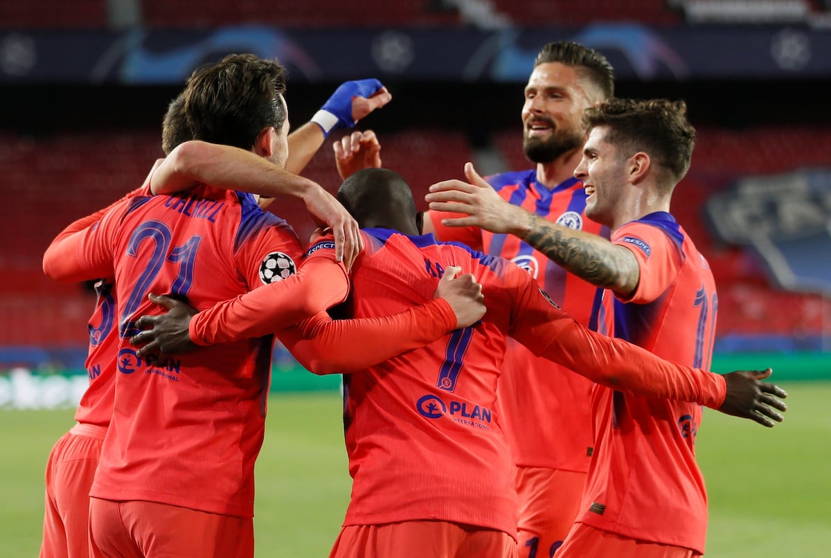 Chelsea pega de visitante y encarrila su pase a las semifinales de Liga de Campeones
