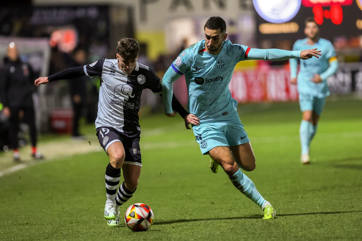 Copa del Rey: Barcelona sufre y remonta en cancha tercera categoría