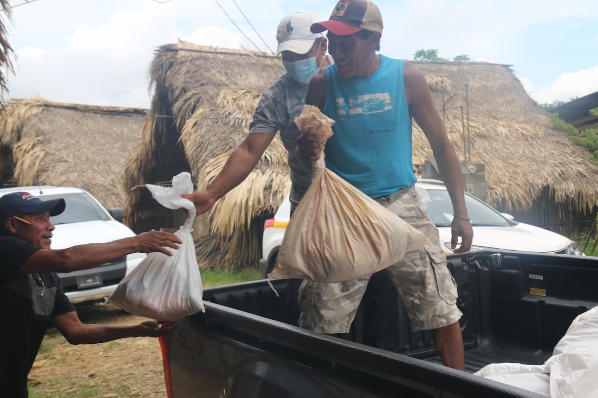 Más de 40 mil bolsas de comida del Plan Panamá Solidario recibieron las comarcas de Guna Yala, Mandugandí y Wargandí