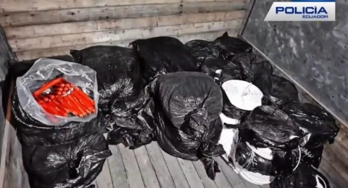 Explosivos en la frontera: Capturan a pareja en Ecuador rumbo a Colombia