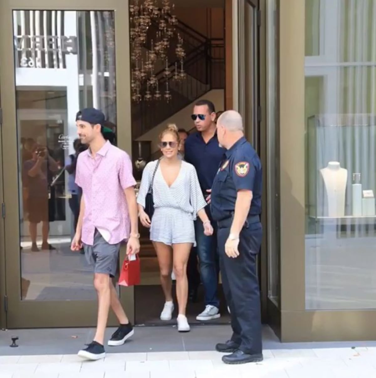 ¡No es photoshop! Eddy Vásquez hizo de paparazzi con JLo y Alex Rodríguez